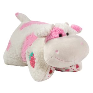 pillow pets sweet scented strawberry cow stuffed animal plush toy