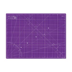 Elan Cutting Mat A2 Pink & Purple, Self Healing Cutting Mat 24 x 18 INCH, 5-Ply Craft Mat Pink, Hobby Cutting Mat 24x18 INCH, Fabric Cutting Board for Crafts, Quilting Cutting Board, Craft Cutting Mat