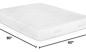 Furinno Angeland Luxury III Gel Infused Memory Foam Mattress/CertiPUR-US Certified/Pressure Relieving/Hypoallergenic, 8-Inch, Queen