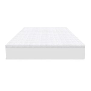 SensorPEDIC Majestic 2-Inch Gel Swirl Memory Foam Mattress Topper, Twin, White