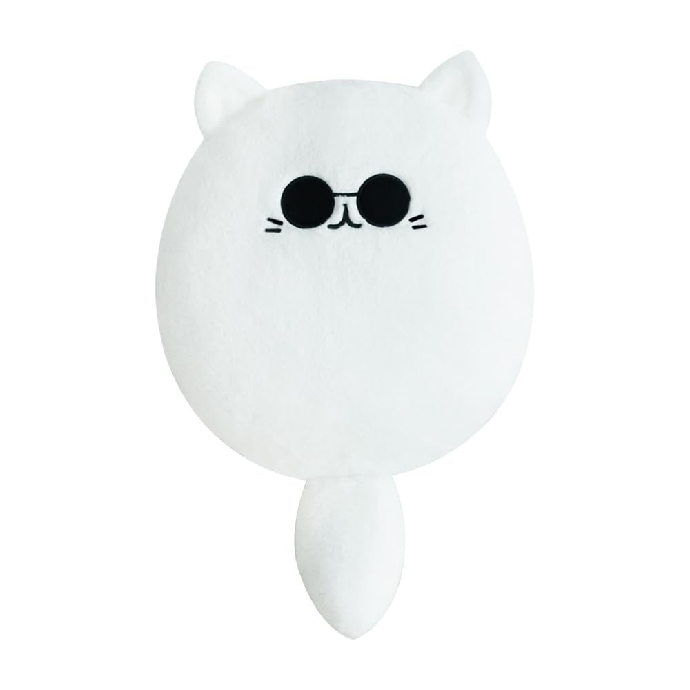 Uomieefy 16inch/40cm JJK Cute Cat Plush Pillow - Gojocat Plush Stuffed Pillow Anime Plushie Gift