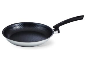 altenbach ultracomb frying pan 12 inch(30cm) - 5-layer | non-stick stainless steel frying pan | works with gas or induction, oven.