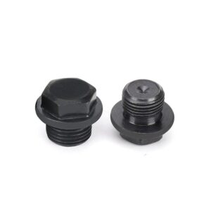 2" bspp male carbon steel end plug cap with flange hex head hydraulic water steam oil gas