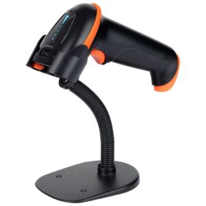 tera barcode scanner wireless 1d laser cordless barcode reader with battery level indicator, versatile 2 in 1 2.4ghz wireless and usb 2.0 wired with stand model 5100-z