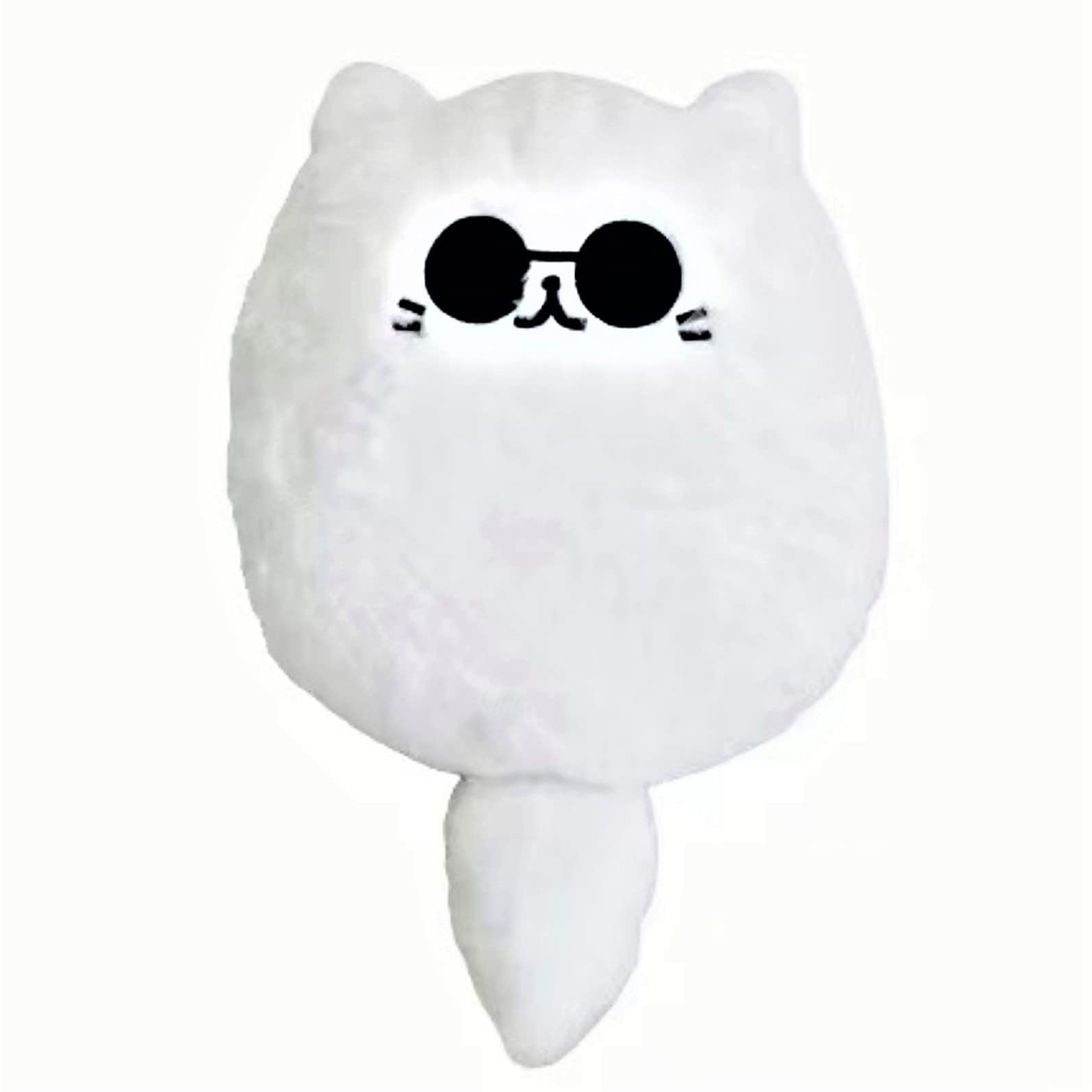 Uomieefy 16inch/40cm JJK Cute Cat Plush Pillow - Gojocat Plush Stuffed Pillow Anime Plushie Gift