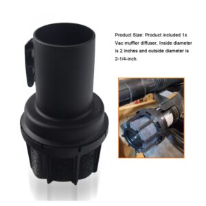 2-1/2 In Muffler Diffuser Wet/Dry Vac Attachment, Compatible With Craftsman CMXZVBE38660 Diffuser Wet/Dry Vacs Blowing Port for Shop Vacuums