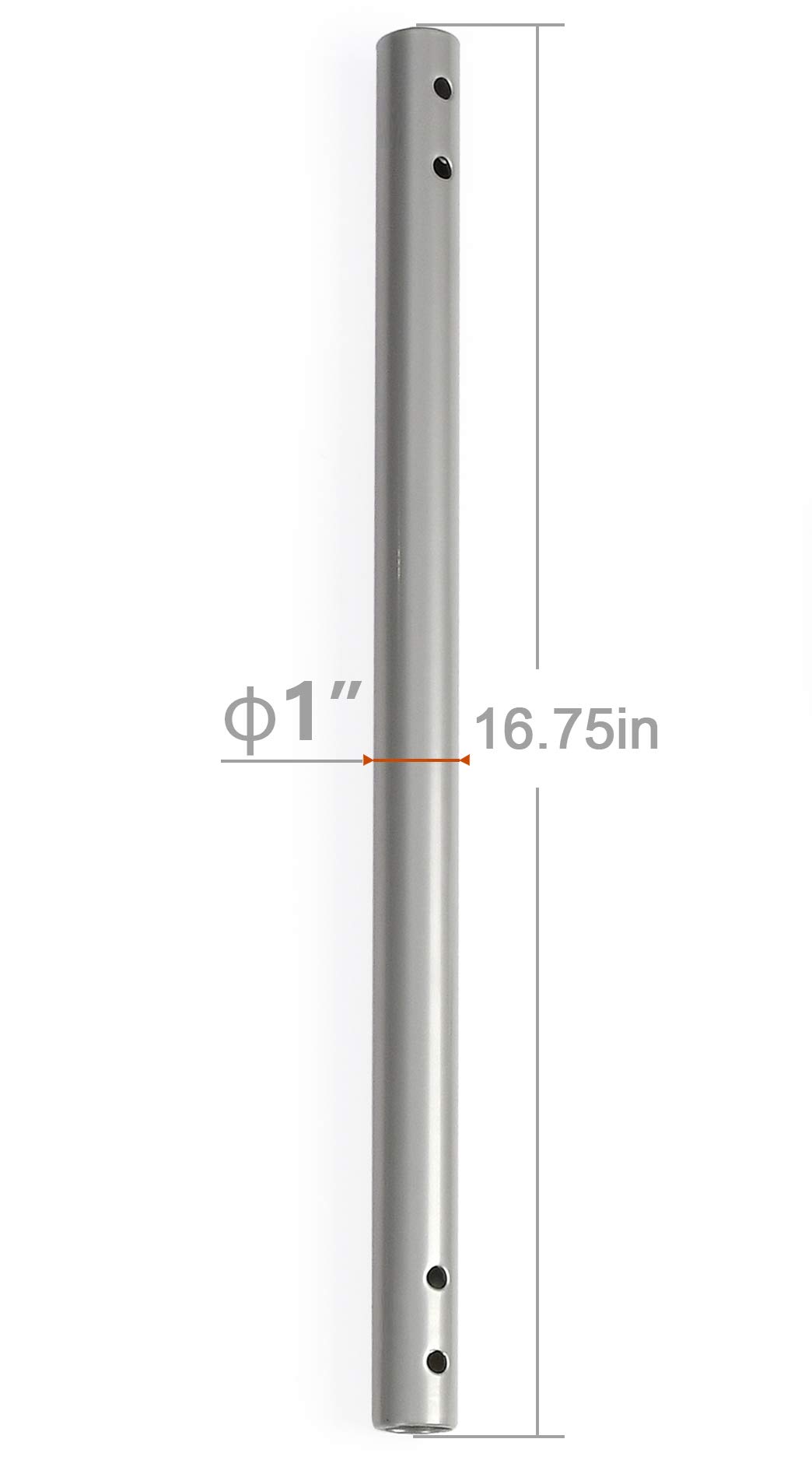 CeKay Extension Pole (1" Diameter, 16 3/4" Length)