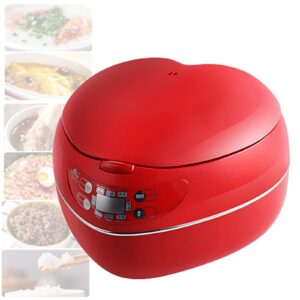 khxjyc peach heart-shaped rice cooker, steamer with household insulation function (1.8l), non-stick pot, constant temperature insulation, 300w rice cooker,#2