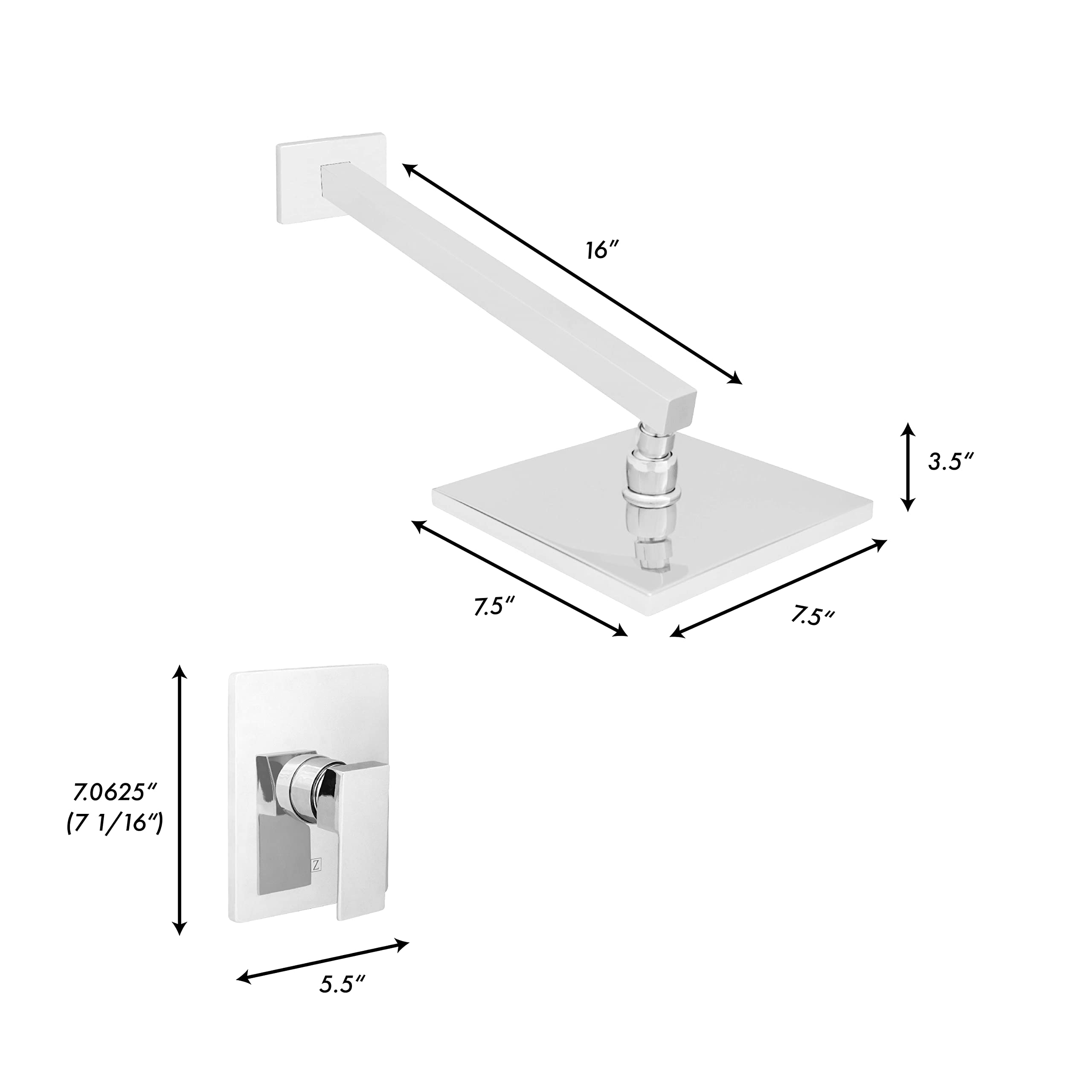 ZLINE Bliss Shower Faucet in Chrome (BLS-SHF-CH)