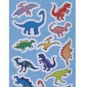 Unique Transformers Birthday Party Supplies Bundle Pack includes 24 Party Invitations and 1 Dinosaur Sticker Sheet