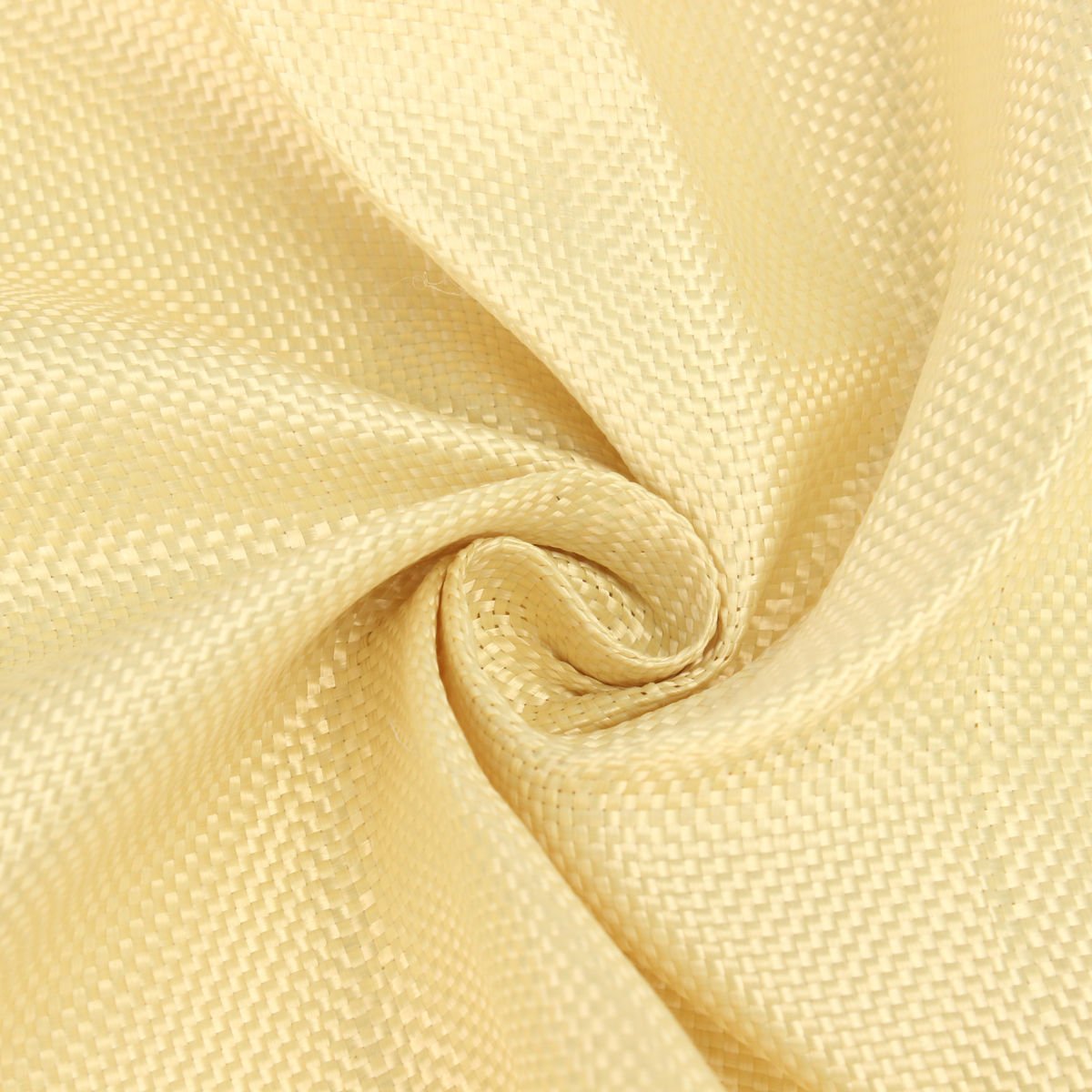 SHQIN Durable 200gsm Woven Fabric Aramid Fiber Cloth Plain Color Yellow Twill Linear Density 1100 D DIY Crafts