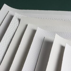 White Faux Leather Sheets for Crafts, 9PCS/Set 8.3" x 12"(21cm x 30cm) A4 Synthetic Leather Fabric Sheets for Leather Earrings Bows Making PU Glitter Fabric Leather for DIY Projects(All White)