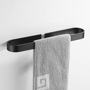 towel rack, black towel rod bathroom accessories towel bar, bath towel holder bathroom kitchen towel storage rack, kitchen dish cloth hanger multiple uses (size : 60cm)