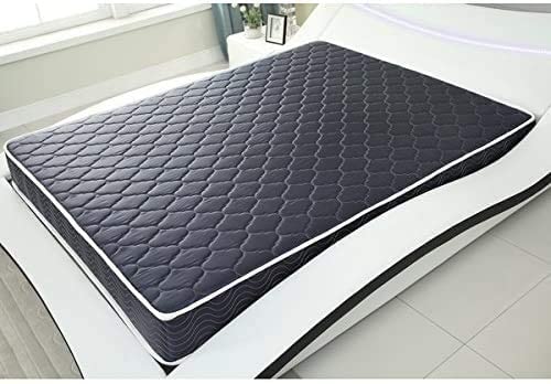 AC Pacific 6-Inch Water-Resistant High-Density Foam Mattress Made in USA with Stylish Diamond-Quilted Breathable Fabric, Distributes Weight Evenly, Full, Navy Blue