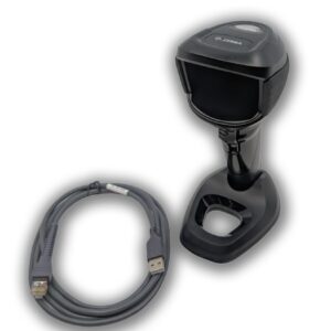 Zebra DS9908 Omni-Directional Presentation Barcode Scanner (2D, 1D, QR Code, Postal and Mobile Phones Barcode), with 7-Foot USB Cable (Renewed)