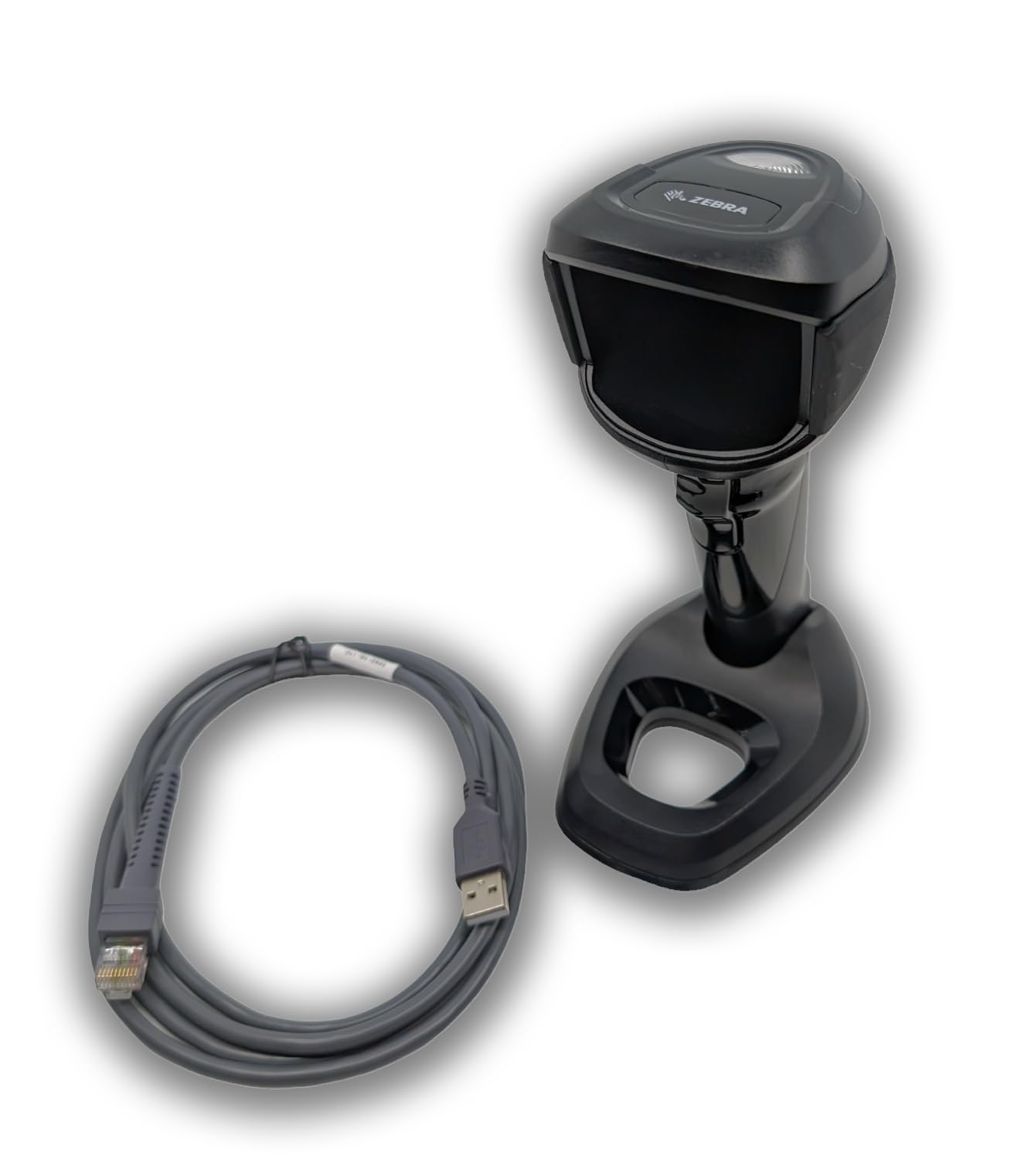 Zebra DS9908 Omni-Directional Presentation Barcode Scanner (2D, 1D, QR Code, Postal and Mobile Phones Barcode), with 7-Foot USB Cable (Renewed)