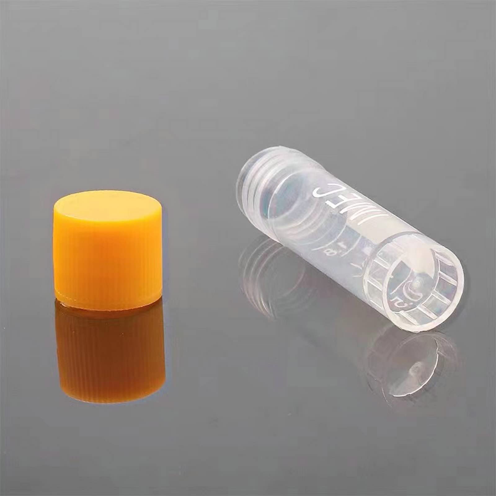 2ml Cryogenic Vials - Self Standing Transport Tubes,Polypropylene Molded Graduations (Case of 500)