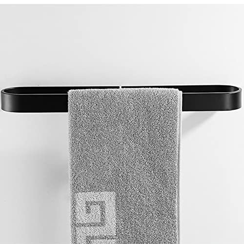 Towel Rack, Black Towel Rod Bathroom Accessories Towel Bar, Bath Towel Holder Bathroom Kitchen Towel Storage Rack, Kitchen Dish Cloth Hanger Multiple Uses (Size : 60cm)