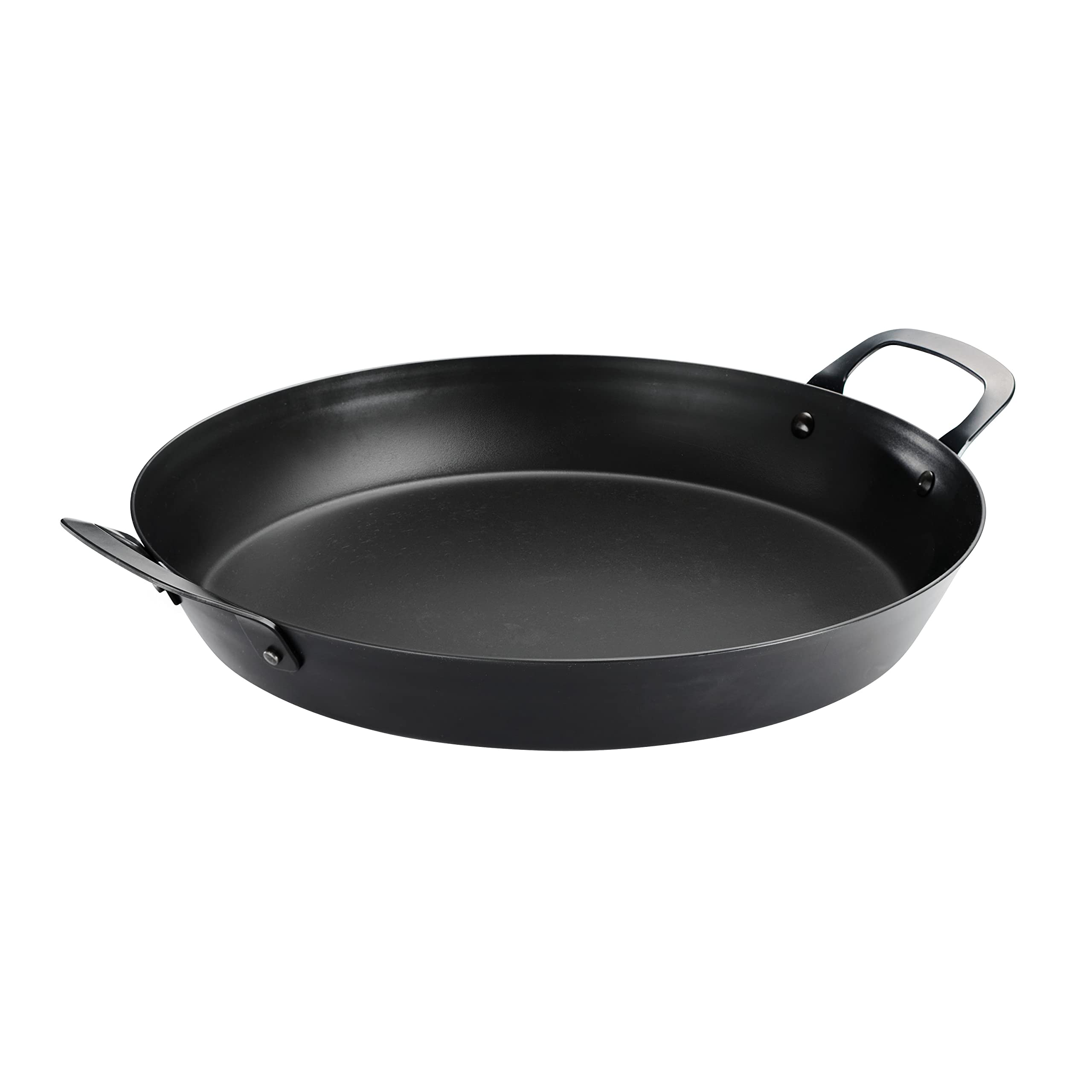 Tramontina Carbon Steel 15-Inch Paella Pan, Naturally Non Stick, Oven Safe