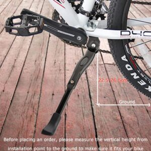 USONG Bike Kickstand Children's Bicycle Kickstand Single-side Stand Folding Bicycle Center Bracket 12" 14" 16" 18" 20" Bike Racks (For 18"-20"-22" Bike)