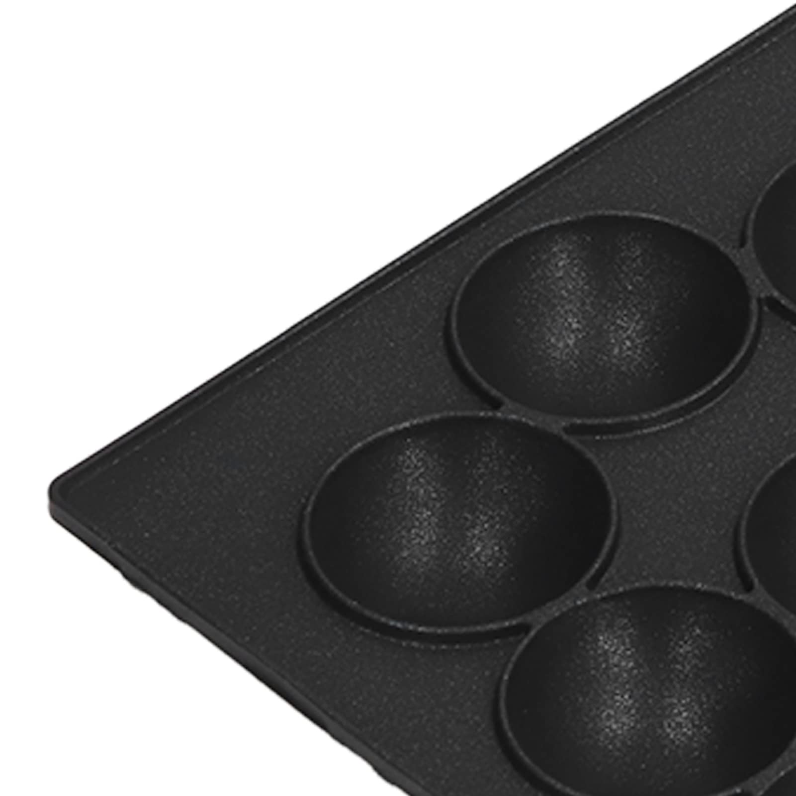 9 Hole Baking Pan, Non Stick Meatball Baking Tray Stainless Steel Octopus Meatball Grill Pan Cooking Plate