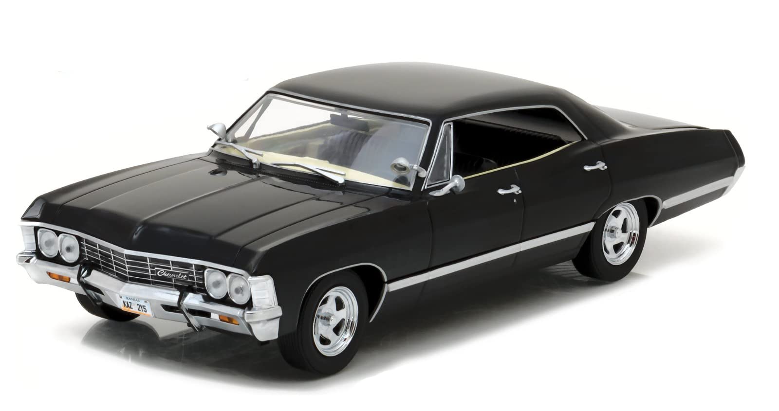 GreenLight 1:24 1967 Chevro&let Impala Sport Sedan - Tuxedo Black 84035 [Shipping from Canada]