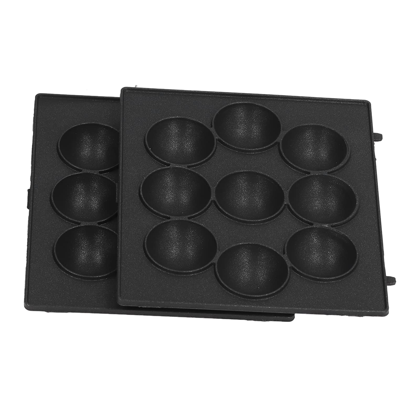 9 Hole Baking Pan, Non Stick Meatball Baking Tray Stainless Steel Octopus Meatball Grill Pan Cooking Plate