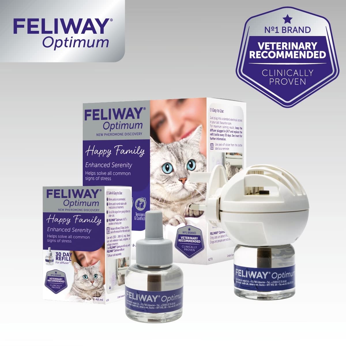 Feliway Optimum Refill 3 Pack