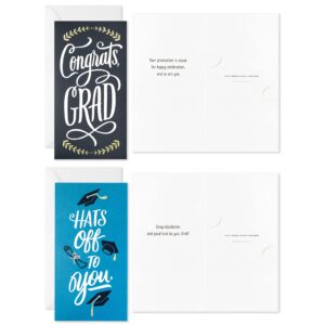 Hallmark Graduation Money Holders or Gift Card Holders Assortment with Envelopes, Hats Off (36 Cards and Envelopes)