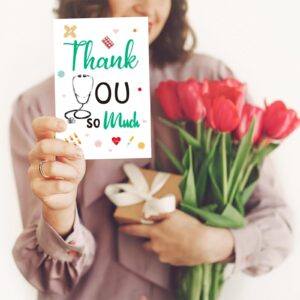 Fancy Land Healthcare Workers Thank You Card Medical Appreciation Cards for Nurses Graduation 12Pcs