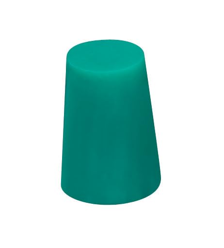 Caplugs SH-31761 Neoprene Plug - GN104 Tapered Masking Plug, Max ID 0.375" Min ID 0.250", Green (1000/Bag)