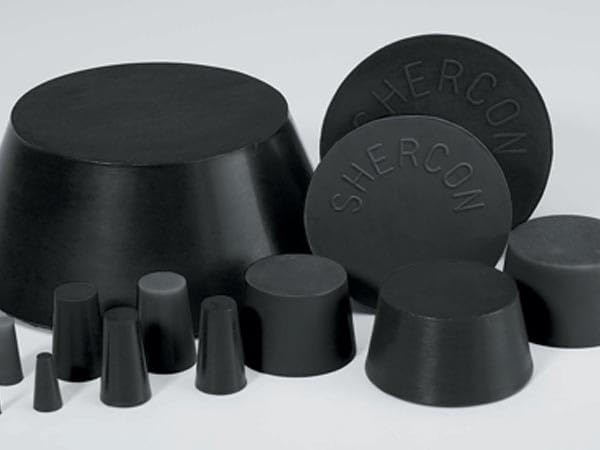 Caplugs BN107 BN-SH Series – Tapered Masking Plug, 100/Bag, Black Neoprene, Max ID 0.563" x Min ID 0.320" Thread Protection, Secure Seal, Painting, Plating, Anodizing, Finishing (SH-20017)