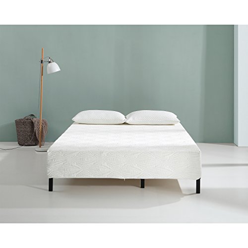 AC Pacific VISCO Gel Gel Infused Polyester Memory Foam Mattress Made in USA, California King Deluxe, White