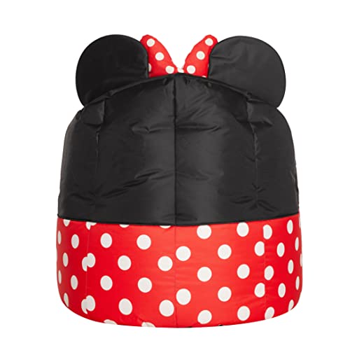 Disney Minnie Mouse 3D Figural Oversized Round Back Bean Bag Chair