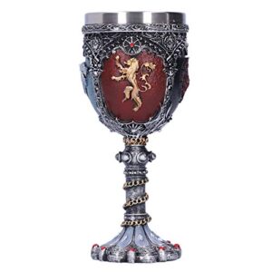 medieval dragon goblet, dragon wine goblet chalice cup wine glass chalice goblet unique stainless steel drinking vessel for cocktail beer birthday gift dragon collector themed party decoration prop