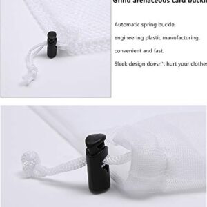 Debaoniu Mesh Laundry Bag - With Drawstring,19.6×27.5 inch Large Laundry Bra Underwear Products Laundry Bags Baskets Mesh Bag Household Cleaning Tools Accessories Laundry Wash Care (Coarse Mesh-2PCS)