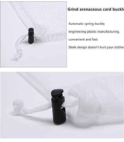 Debaoniu Mesh Laundry Bag - With Drawstring,19.6×27.5 inch Large Laundry Bra Underwear Products Laundry Bags Baskets Mesh Bag Household Cleaning Tools Accessories Laundry Wash Care (Coarse Mesh-2PCS)