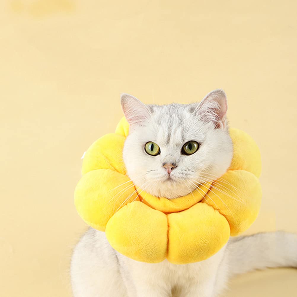 1Pc Elizabeth Collar - bite Collar cat Cone cat Recovery Cone Elizabethan Dog Surgery Collar Lick Cone Cute cat Neck Cone Hamster Recovery Collar After pp Cotton pet