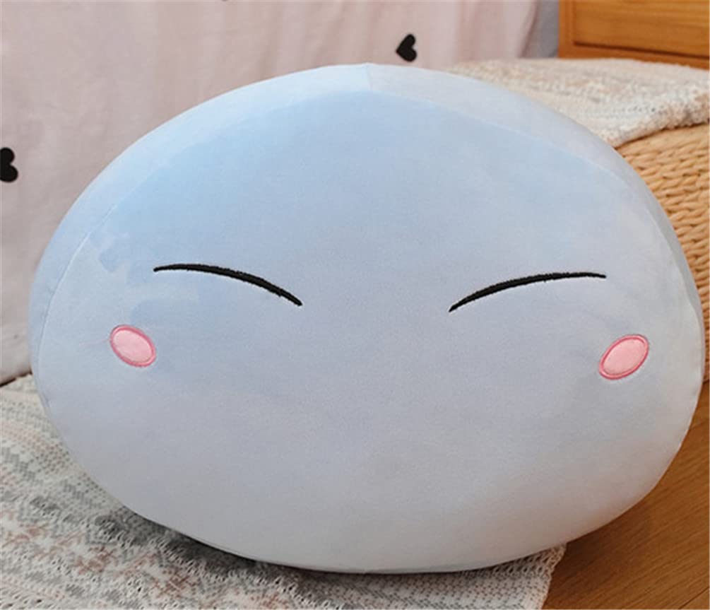 Anime That Time I Got Reincarnated as a Slime Plushie Anime Tensei Shitara Slime Datta Ken Tempest Rimuru Stuffed Doll Plush Pillows Plush Stuffed Doll Pillow Toys Gifts (17.7in, Happy)