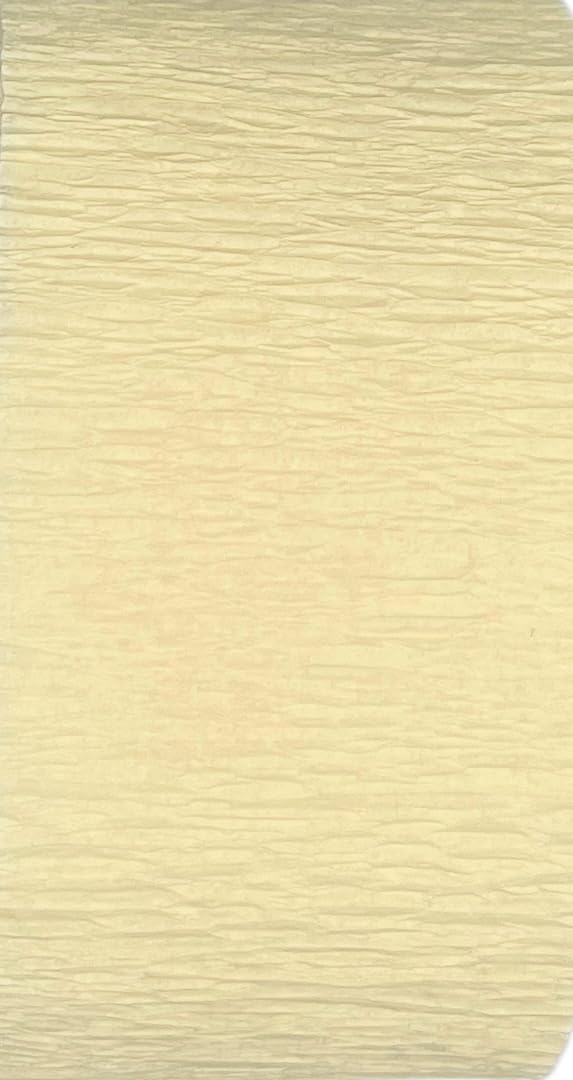 K-Kraft USA-Made Beige Crepe Paper Streamers for Birthday, Party, Holiday, School, Wedding, Shower, or Graduation (2 Rolls White Vanilla)