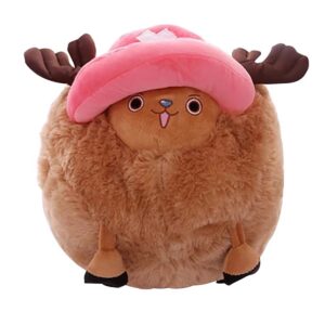 alorve tony tony chopper plush toy pink pillow stuffed doll 13.78inches/35cm