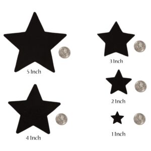 Playfully Ever After 2 Inch 60pc Stiff Felt Stars (White)