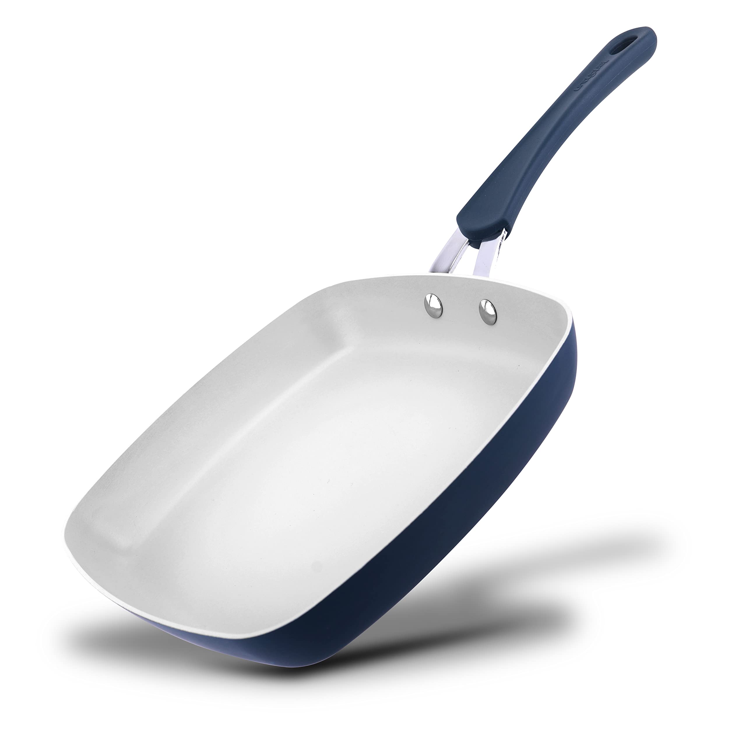 NutriChef 9'' Grill Pan Non-Stick - High-Qualified Kitchen Cookware, (Works with Models: NCCW14SBLU & NCCW20SBLU)