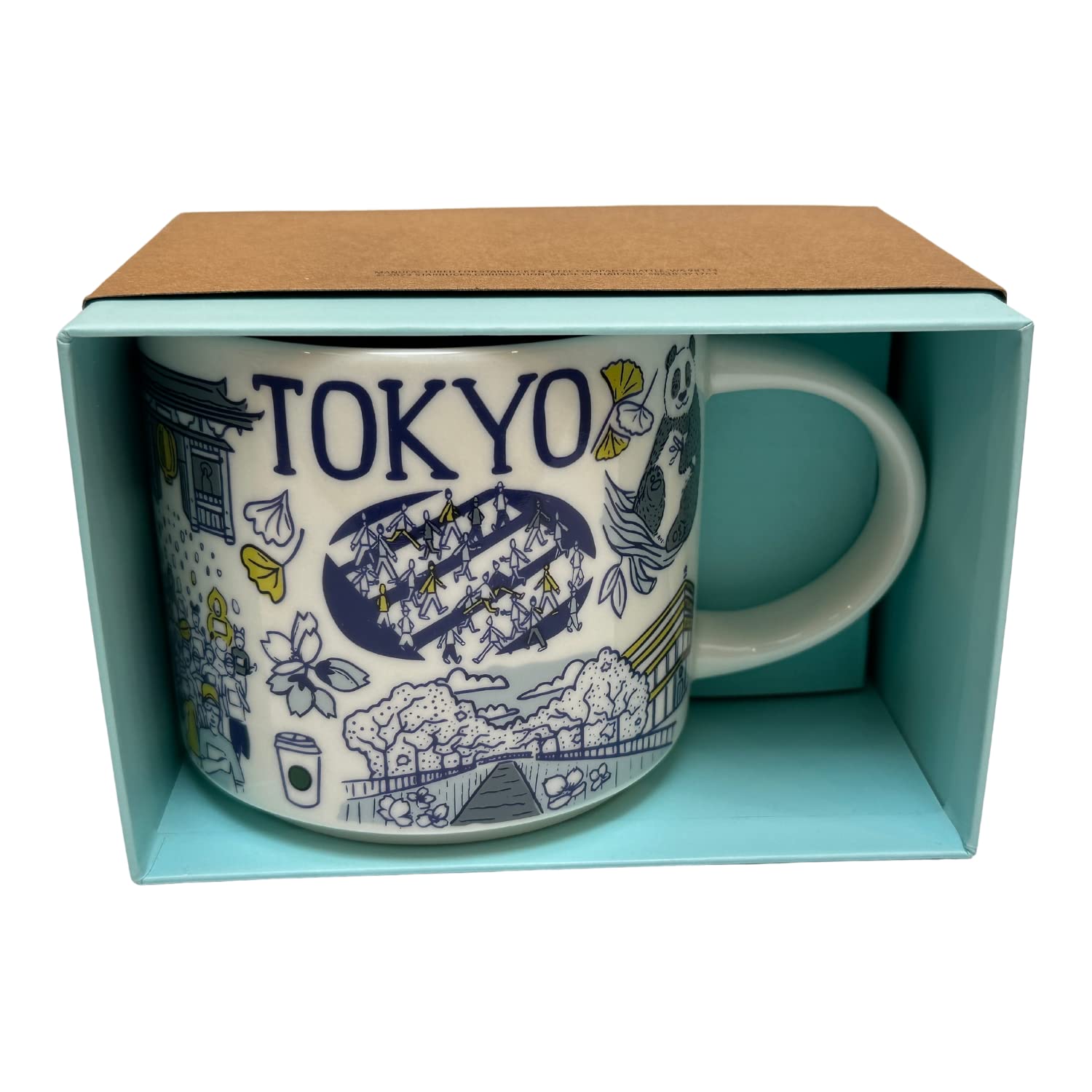 Starbucks Been There Series Tokyo Ceramic Coffee Mug, 14 Oz