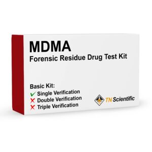 tn scientific - mdma - forensic residue drug test testing kit - [10ml plastic bottle]