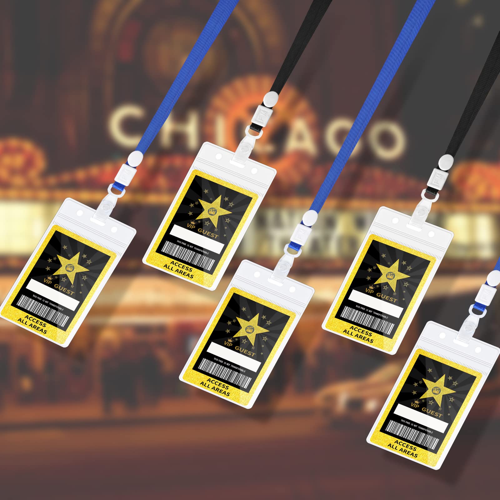 10 Pieces Movie Theater Party Favors Movie Night Party VIP Pass Red Carpet Birthday Party Event VIP Pass Birthday Invitation (Hollywood)