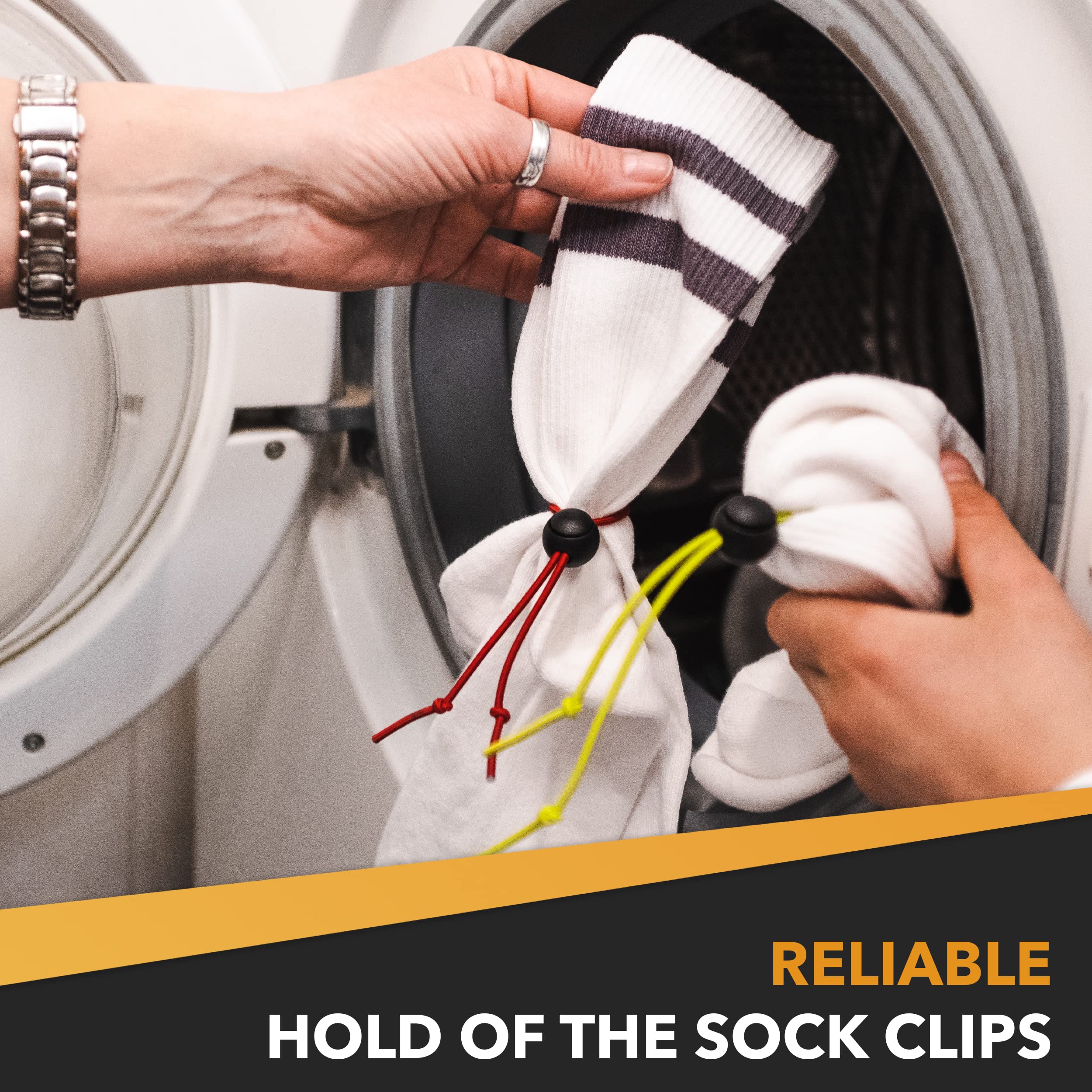 New: Homeffect Sock Clips for Laundry - The Amazing Sock Clip for Washing Socks - Laundry Sock Holder for Washing Machine and Dryer - Sock Hanger - Keep Socks Together with The Sock Laundry Organizer