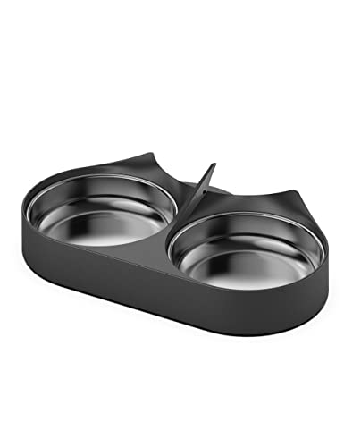 PETLIBRO Pet Food Splitter with Stainless Steel Bowls, Automatic Cat Feeder Bowls for Two Cats or Dogs, Suitable for PETLIBRO Automatic Cat Feeder PLAF005, PLAF006, PLAF103, PLAF203