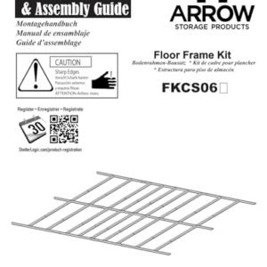 Arrow Sheds Floor Frame Kit for Arrow Classic Sheds Sized 12' x 12'