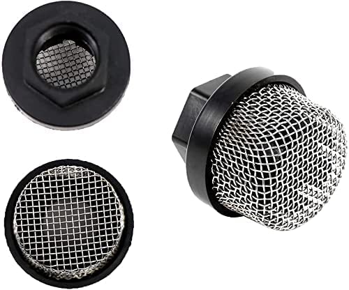 Powswopx 246385 Hose Inlet Strainer Filter Inlet Suction Strainer Mesh Filter for Graco Ultra 390 395 495 Airless Wagner Spraytech Titan Paint Pumps, Paint Spray Guns (2 Pack)